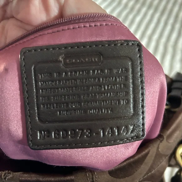 Coach Brooke Signature Brown Canvas Bag GO973-14147 - Picture 4 of 15